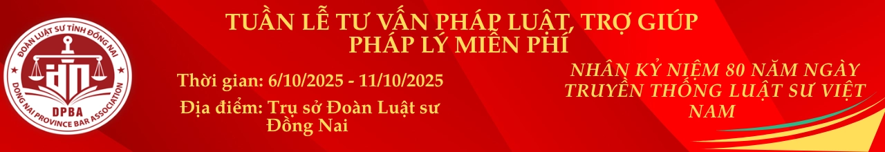 ĐOÀN LUẬT SƯ TỈNH ĐỒNG NAI