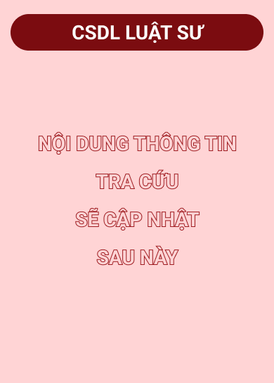 ĐOÀN LUẬT SƯ TỈNH ĐỒNG NAI