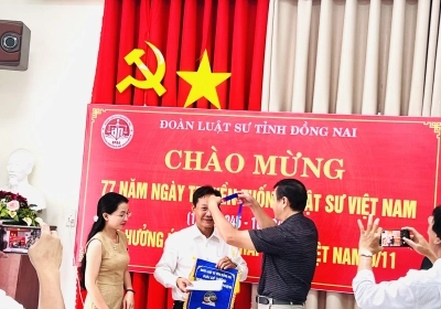 Đoàn Luật sư tỉnh Đồng Nai tổ chức kỷ niệm Ngày Truyền thống Luật sư Việt Nam