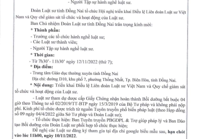 Triển khai Điều lệ Liên đoàn luật sư Việt Nam và Quy chế giám sát