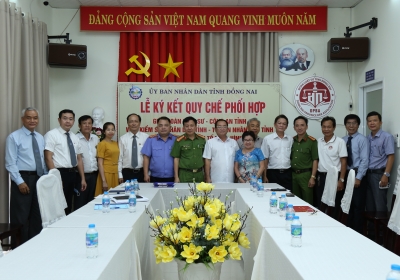 Ký kết quy chế phối hợp giữa các cơ quan tố tụng và Đoàn Luật sư tỉnh