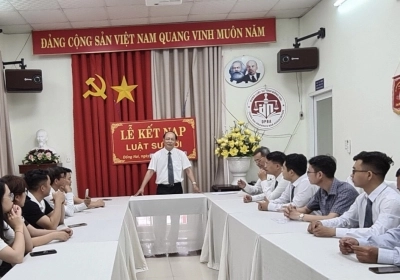 Đoàn Luật sư tỉnh Đồng Nai kết nạp thêm 8 Luật sư mới