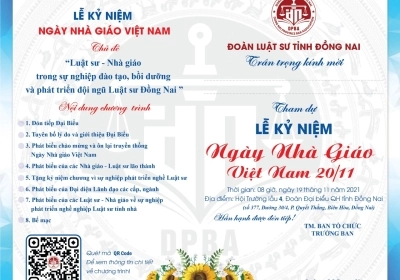 Nhà giáo – Luật sư trong sự nghiệp đào tạo phát triển đội ngũ Luật sư
