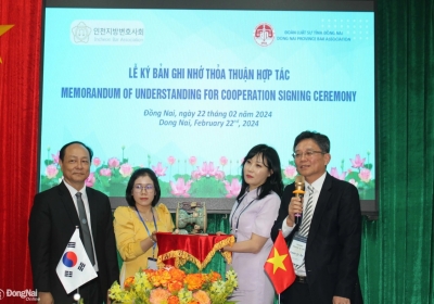 Đoàn Luật sư tỉnh Đồng Nai ký kết thỏa thuận hợp tác với Đoàn Luật sư tỉnh Incheon (Hàn Quốc)