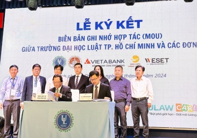 Lễ ký kết Biên bản Ghi nhớ hợp tác giữa Đoàn Luật sư tỉnh Đồng Nai và Trường Đại học Luật TP.HCM và Trao quỹ Nghiên cứu Khoa học
