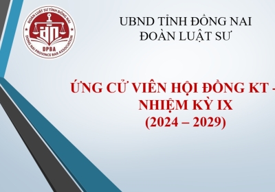 Ứng Cử Viên Hội Đồng Khen Thưởng - Kỷ Luật, Nhiệm Kỳ IX (2024-2029)