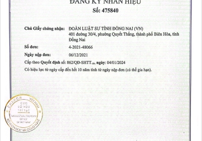 Giấy Chứng Nhận Đăng ký Nhãn Hiệu