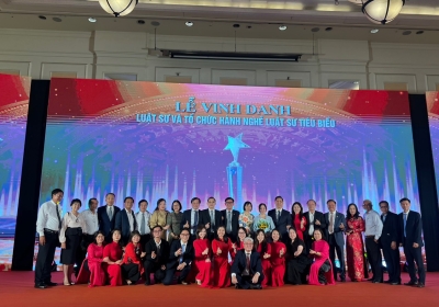 Lễ Vinh danh Luật sư, TCHNLS tiêu biểu và vì cộng đồng năm 2021 - 2023.