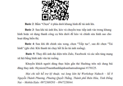 HƯỚNG DẪN SỬ DỤNG THỰC HIỆN BỘ NHẬN DIỆN KỶ NIỆM 35 NĂM NGÀY THÀNH LẬP ĐOÀN LUẬT SƯ ĐỒNG NAI