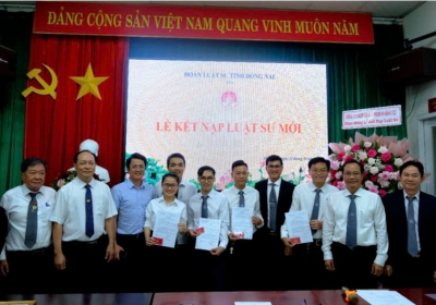 Đoàn Luật sư tỉnh Đồng Nai tổ chức Lễ kết nạp Luật sư đợt tháng 10/2024 và trao tặng kỷ niệm chương “Vì sự nghiệp phát triển Luật sư Việt Nam”