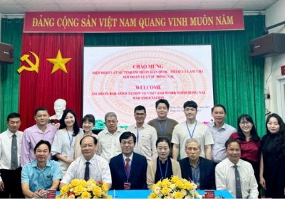 Đoàn Luật sư tỉnh Đồng Nai tiếp Hiệp hội Luật sư Incheon Hàn Quốc