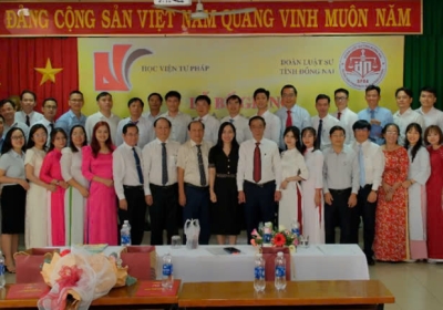 Đoàn Luật sư tỉnh Đồng Nai tổ chức Lễ bế giảng lớp đào tạo nghề luật sư