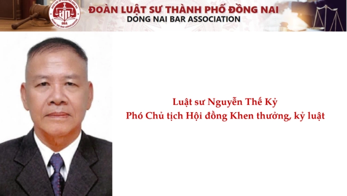 Luật sư Nguyễn Thế Kỷ - Phó Chủ tịch Hội đồng Khen thưởng, kỷ luật