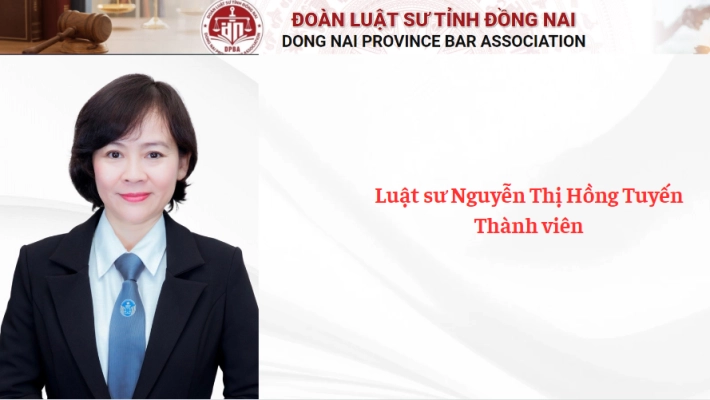 Luật sư Nguyễn Thị Hồng Tuyến - Thành viên