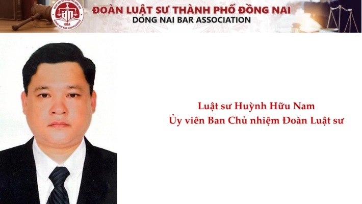 Luật sư Huỳnh Hữu Nam - Ủy viên Ban Chủ nhiệm Đoàn Luật sư