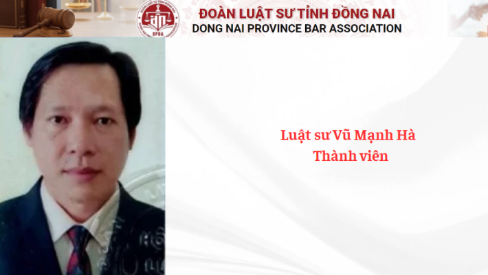 Luật sư Vũ Mạnh Hà - Thành viên