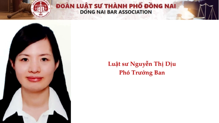 Luật sư Nguyễn Thị Dịu - Thành viên