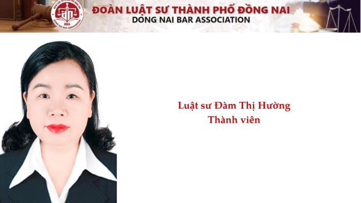 Luật sư Đàm Thị Hường - Thành viên 