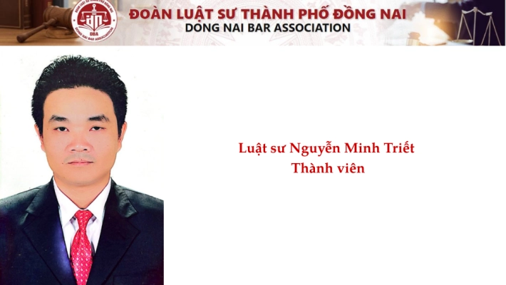 Luật sư Nguyễn Minh Triết - Thành viên