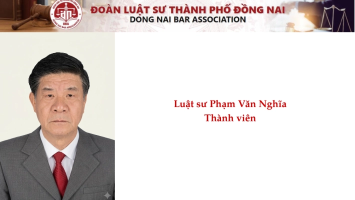 Luật sư Phạm Văn Nghĩa - Thành viên