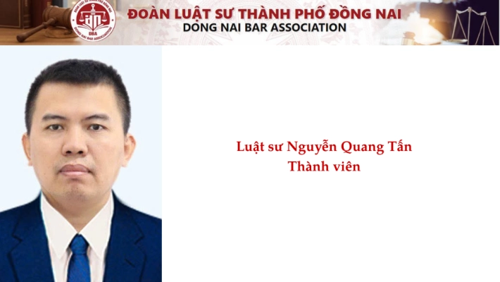 Luật sư Nguyễn Quang Tấn - Thành viên