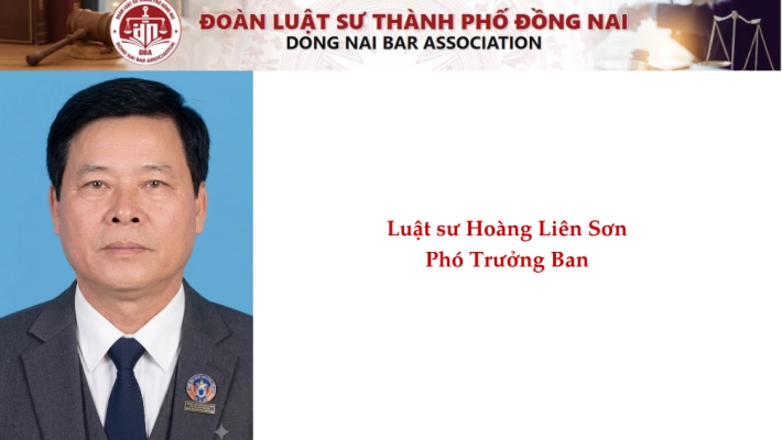 Luật sư Hoàng Liên Sơn - Phó Trưởng Ban 