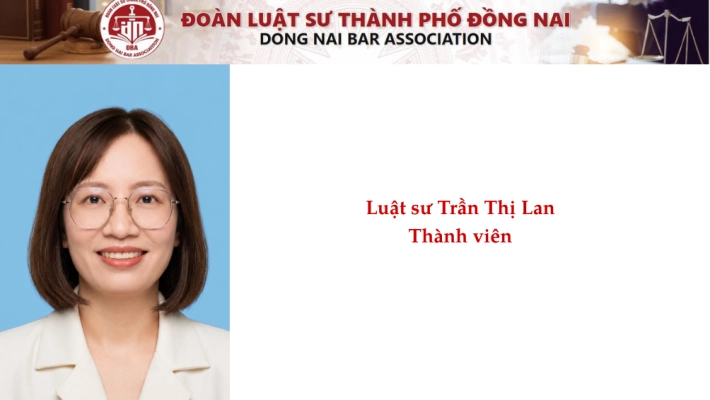 Luật sư Trần Thị Lan - Thành viên