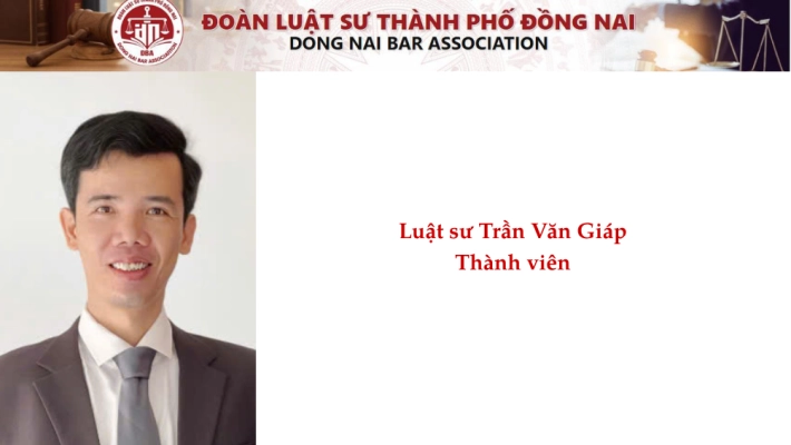 Luật sư Trần Văn Giáp - Thành viên
