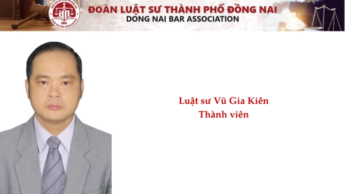 Luật sư Vũ Gia Kiên - Thành viên