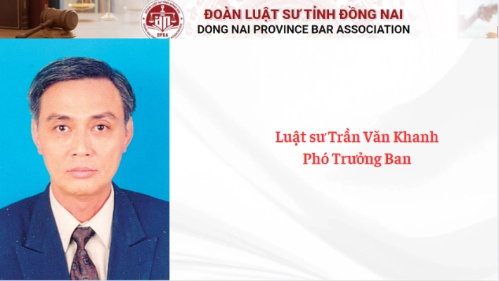 Luật sư Trần Văn Khanh - Phó Trưởng Ban