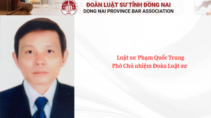 Luật sư Phạm Quốc Trung - Phó Chủ nhiệm Đoàn Luật sư