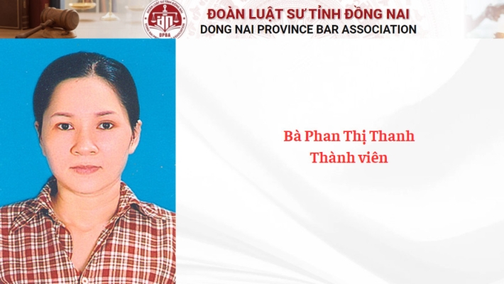 Bà Phan Thị Thanh - Thành viên