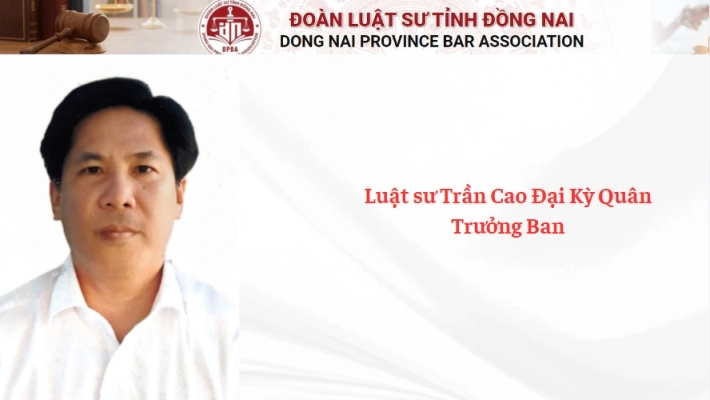 Luật sư Trần Cao Đại Kỳ Quân - Trưởng Ban