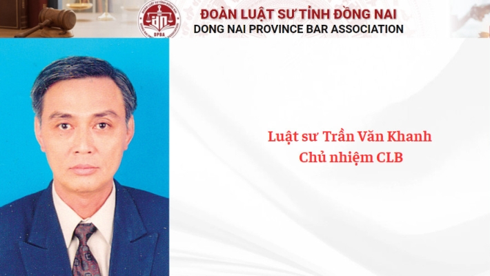 Luật sư  Trần Văn Khanh - Chủ nhiệm CLB