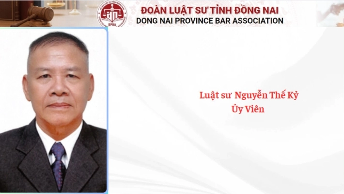 Luật sư Nguyễn Thế Kỷ - Ủy viên.