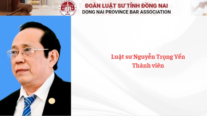 Luật sư Nguyễn Trọng Yến - Thành viên