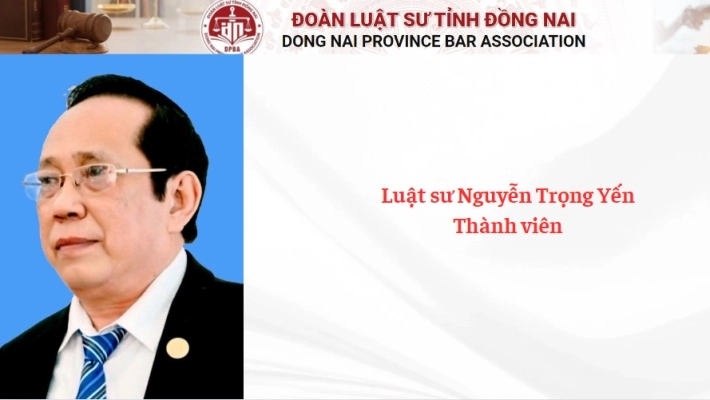 Luật sư Nguyễn Trọng Yến - Thành viên