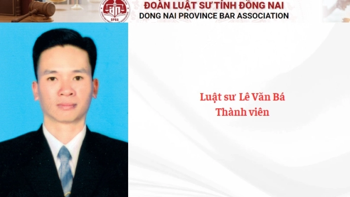 Luật sư Lê Văn Bá - Thành viên