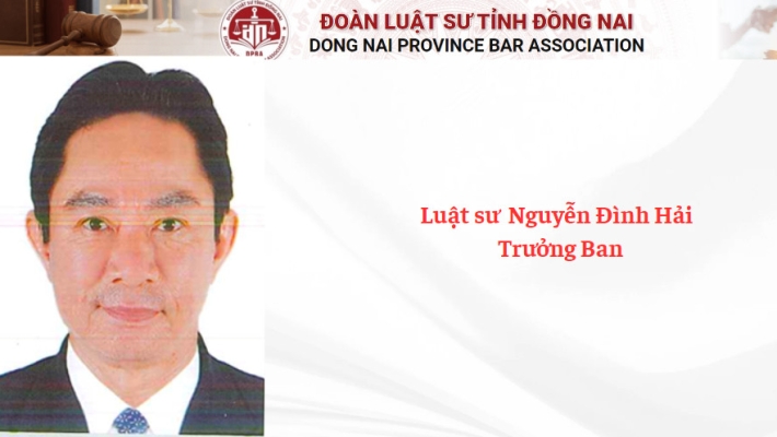 Luật sư Nguyễn Đình Hải - Trưởng Ban
