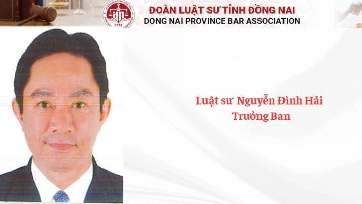 Luật sư Nguyễn Đình Hải - Trưởng Ban