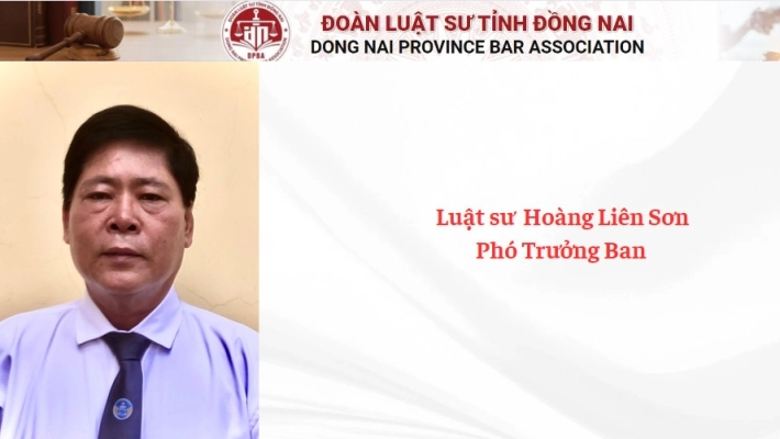 Luật sư  Hoàng Liên Sơn - Phó Trưởng Ban