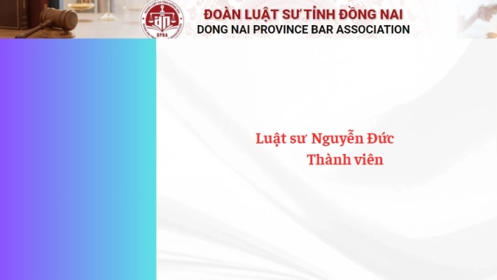 Luật sư  Nguyễn Đức - Thành viên