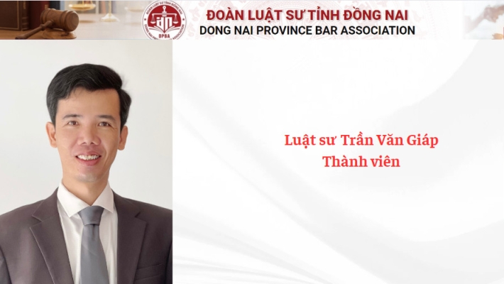 Luật sư  Trần Văn Giáp - Thành viên