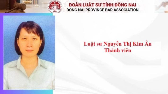 Luật sư Nguyễn Thị Kim Ân - Thành viên
