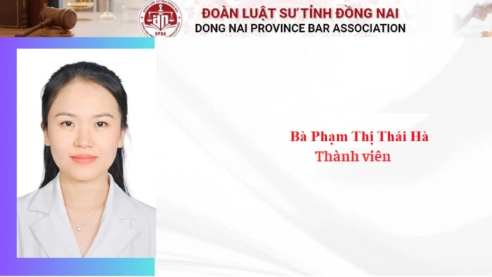 Bà Phạm Thị Thái Hà - Thành viên